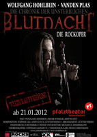 VANDEN PLAS & Wolfgang Hohlbein-''Blutnacht''-Plakat