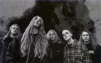 HATE SQUAD-Bandphoto 1994 [IV]: Marco Schulz, Burkhard Schmitt, Helge Dolgener, Tim Baurmeister, Mark Künnemann