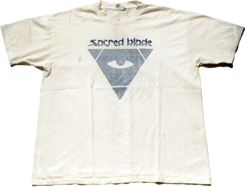 Shirt Story 1994: SACRED BLADE-Shirt, Frontseite