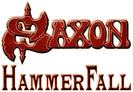 SAXON & HAMMERFALL-Logocollage