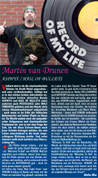 ''Record Of My Life'': Martin van Drunen