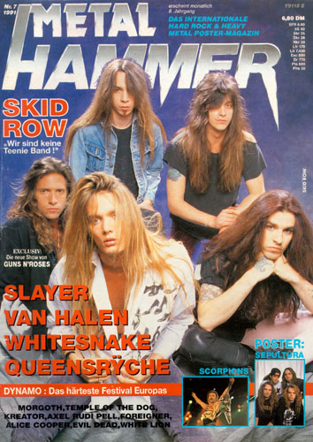 METAL HAMMER 07/91-Cover