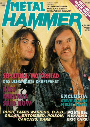 METAL HAMMER 02/92-Cover