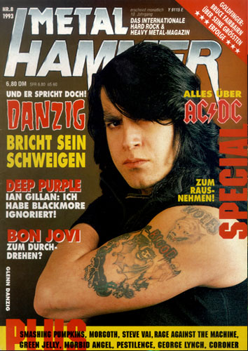 METAL HAMMER 08/93-Cover