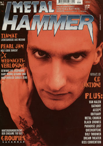 METAL HAMMER 01/95-Cover